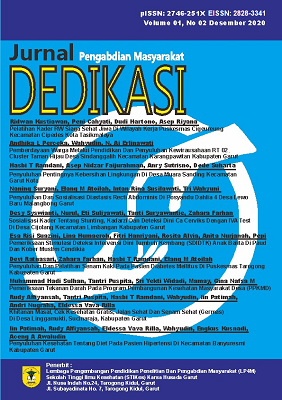 Jurnal Pengabdian Masyarakat DEDIKASI Vol 01 No 02 Desember 2020